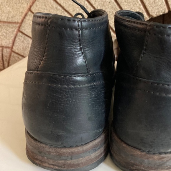 Frye Oliver Black Leather Ankle Lace Up Boots Men Size 10.5 main image 11